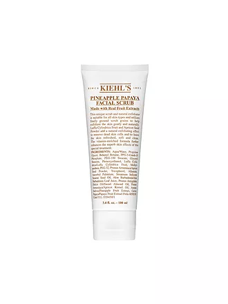 KIEHL'S | Pineapple Papaya Facial Scrub 100ml | 